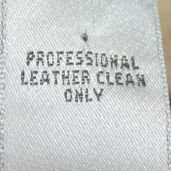 #258 Chico's Animal Print Leather Dress Jacket Size 3 (16) - Picture 8 of 10